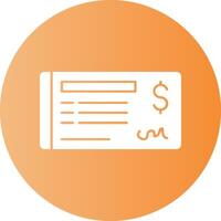 Handshake Gradient Circle Icon Design vector