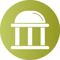 Private Sector Gradient Circle Icon Icon vector