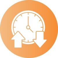 Labor Rights Protest Gradient Circle Icon vector