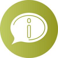 Information Circle Icon Design vector