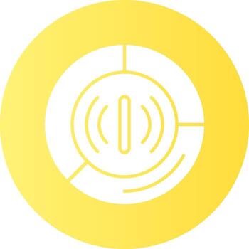 Data usage Gradient Circle Icon vector