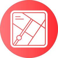 Map Circle Icon Design vector