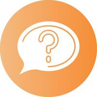 Question mark Circle Icon Design vector