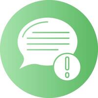 Warning Circle Icon Design vector