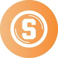 Sandbox Gradient Circle Icon vector