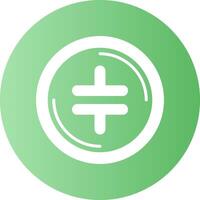 Theta Network Gradient Circle Icon vector