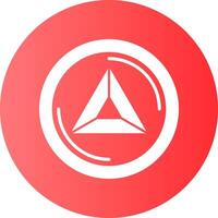 Basic Attention Token Gradient Circle Icon vector