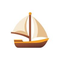 Charming Sailboat Image Free HighResolution vector