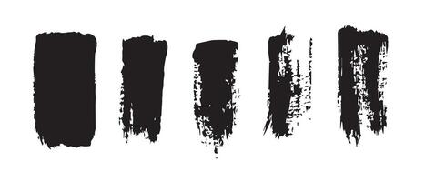 Fuzzy Black Brush Strokes for Subtle Texture vector