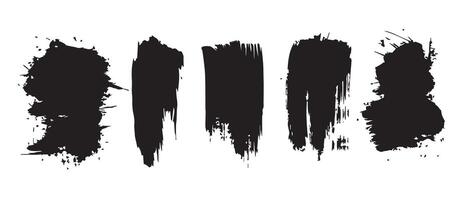 Grayscale Ink Splatter Backgrounds in High Res vector