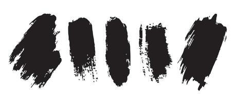 Artistic Ink Splatters in Black for Background Texture vector