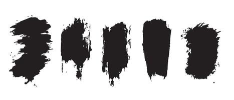Ink Backgrounds in Black for Creative Use vector