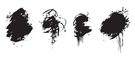 Layered Ink Splatter Textures for Visual Depth vector