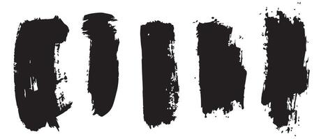 Messy Ink Splatters in Black for Layout Ideas vector