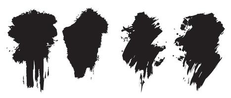 Moody Ink Splatter Backgrounds for Creative Layouts vector