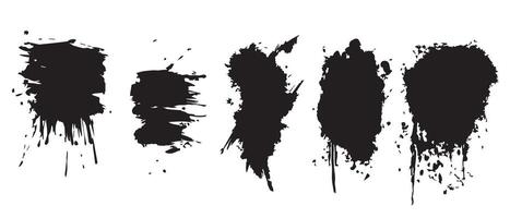 Abstract Ink Splatter Art for Design Backgrounds vector