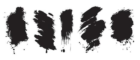 Oversized Ink Splatter Textures for Layout Drama vector