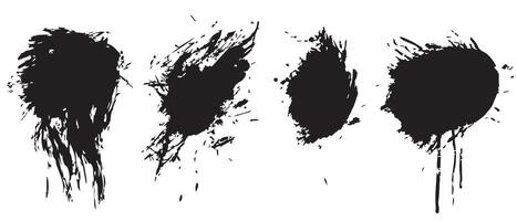 Stylized Ink Splatter Backgrounds for Artistic Flair vector