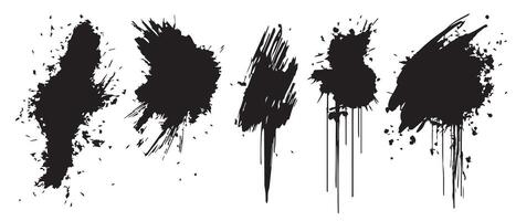 High-Resolution Artistic Ink Splatter Backdrops vector