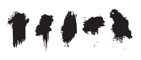 Freestyle Ink Splatter Backgrounds for Art Projects vector