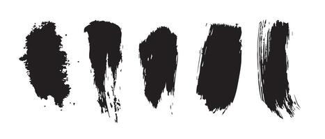 Fast Draw Black Brush Strokes for Sketch-Like Layouts vector