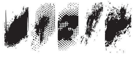 Minimal Ink Blot Patterns for Clean Design vector