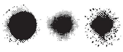 Digital Ink Blot Patterns for Print or Web vector
