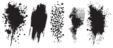 Smeared Ink Patterns in High Resolution vector