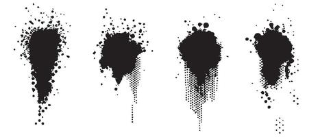 Abstract Ink Mark Backgrounds for Designers vector