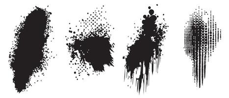 Graphic Ink Blots in High-Quality Resolution vector