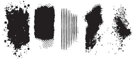 Artistic Ink Splotches for Abstract Layouts vector