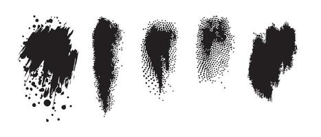 Splashy Ink Forms in High-Def Texture vector