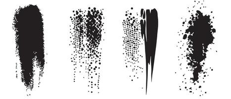 Atmospheric Ink Blot Patterns in HD vector