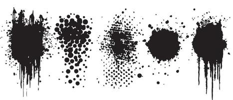 Minimalist Ink Blot Concepts for Backgrounds vector