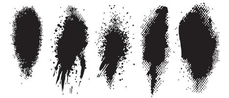 Black Ink on Paper Style Backgrounds vector