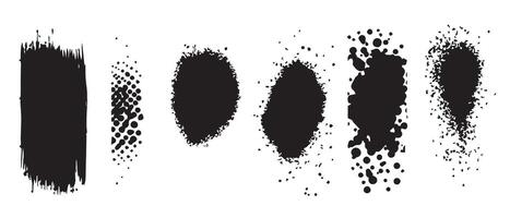 High-Res Abstract Ink Blots for Professional Use vector