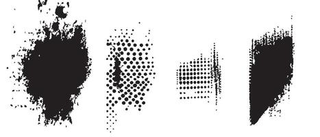 Distorted Ink Blots for Moody Backgrounds vector