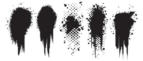 Abstract Ink Drops for Stylish Layouts vector