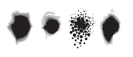 Creative Ink Splotch Textures for Design vector