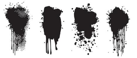 Wild Ink Blots in High Resolution vector
