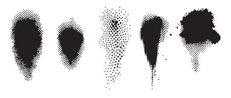 Abstract Blots for Visual Design Projects vector