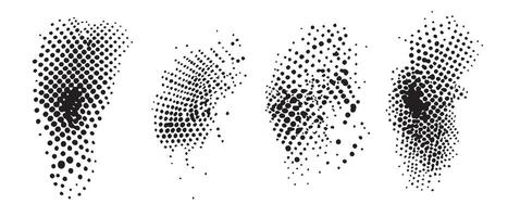 Splash-Driven Ink Blot Patterns for Art vector