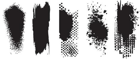 Digital Ink Blot Series in High Resolution vector