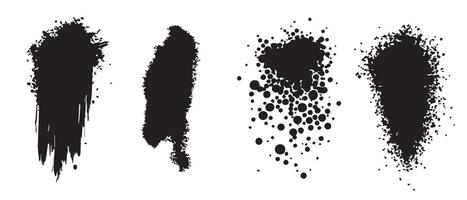 Monochrome Ink Backgrounds for Art Installations vector