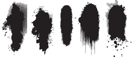 Ink Blot Marks for Digital Illustration vector