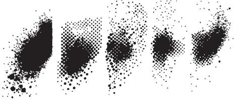 Delicate Ink Blot Spreads for Backgrounds vector