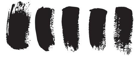 Grunge Ink Halo Textures in Monochrome vector