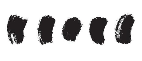 Abstract Circle Ink Textures with Grit vector