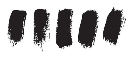 Black Ink Splatter Texture Background in High Resolution vector
