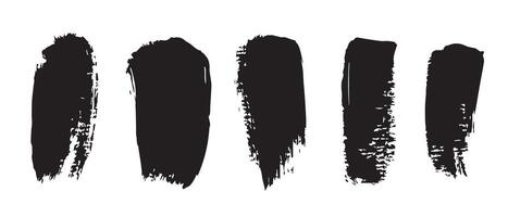Modern Black Ink Splatter Texture Design vector